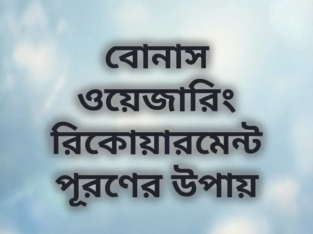 বোনাস স্ট্র্যাটেজি